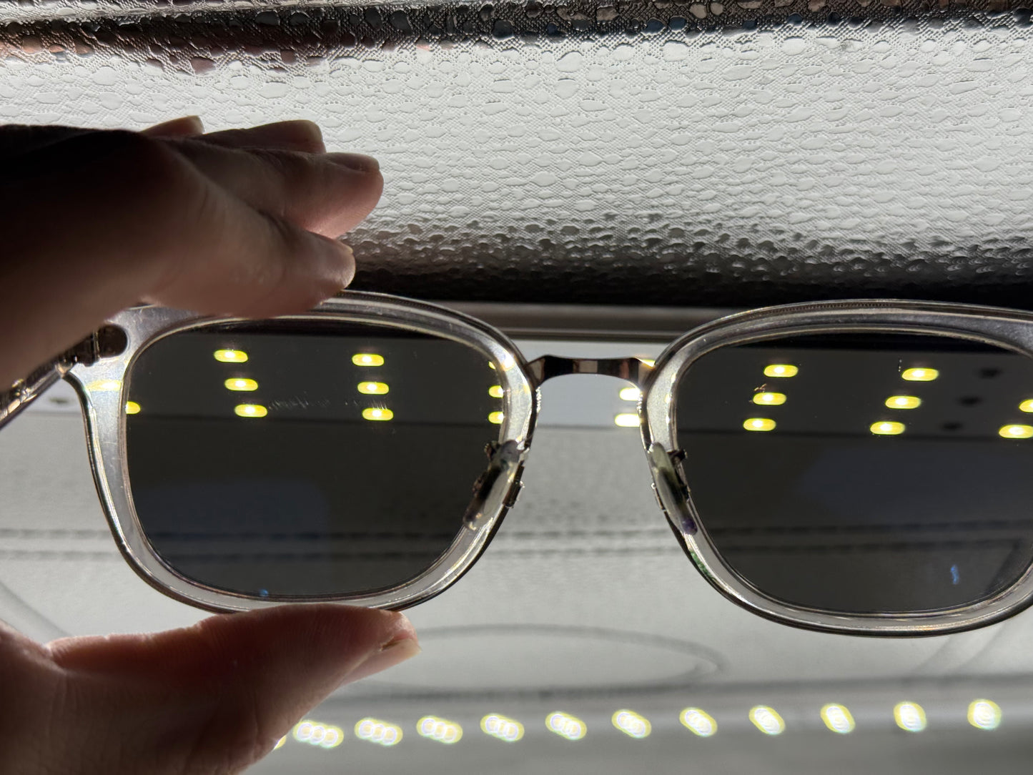 Oliver Peoples Kettner 52mm OV 5339 S Gray / Gray Goldtone Glass Lens 113239 Preowned