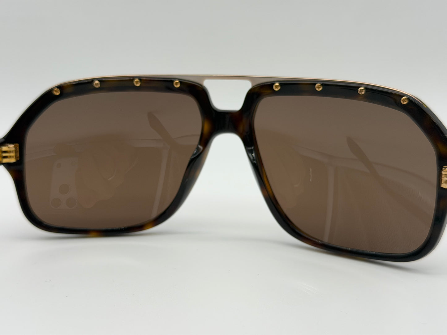 Oliver Peoples Dj Au 61mm Dark Tortoise / Brown OV 5177s 1009/73 Itlay Preowned