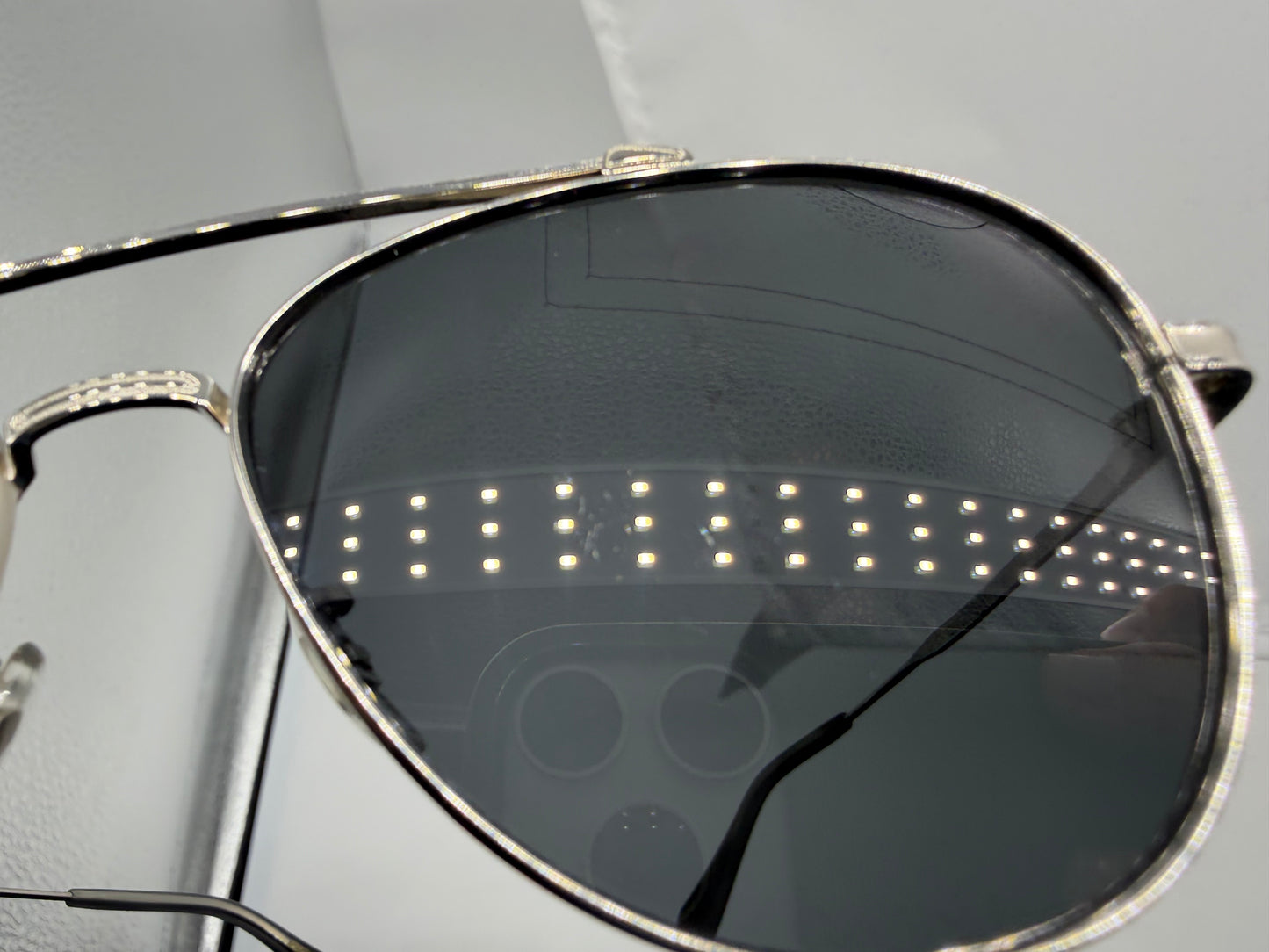 Oliver Peoples RIKSON 56mm OV 1266ST Silver Gray Titanium 503687 Japan Preowned