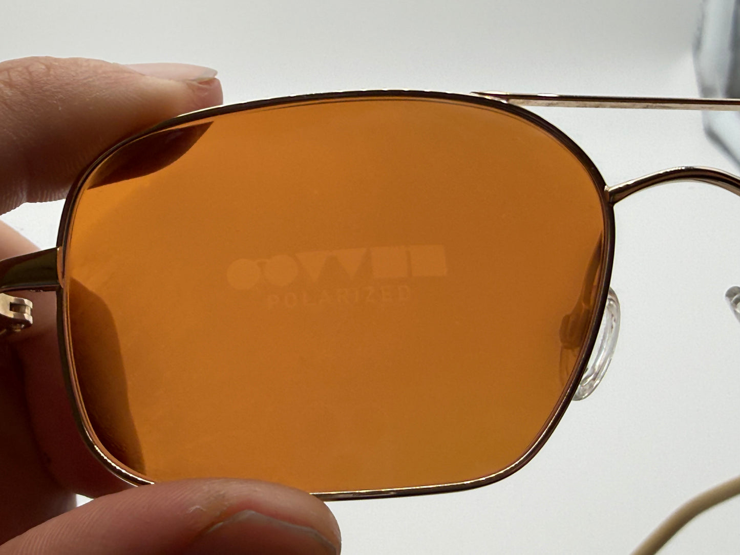 Oliver Peoples Victory G 55 Gold / Cognac Burn Notice Michael Weston Rare Polarized Japan Missing Box