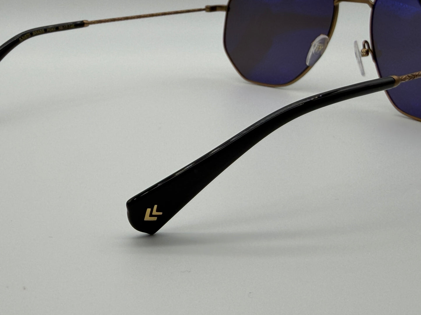 John Varvatos SJV 570 58mm Brass / Gray Lens P0AV Japan NEW