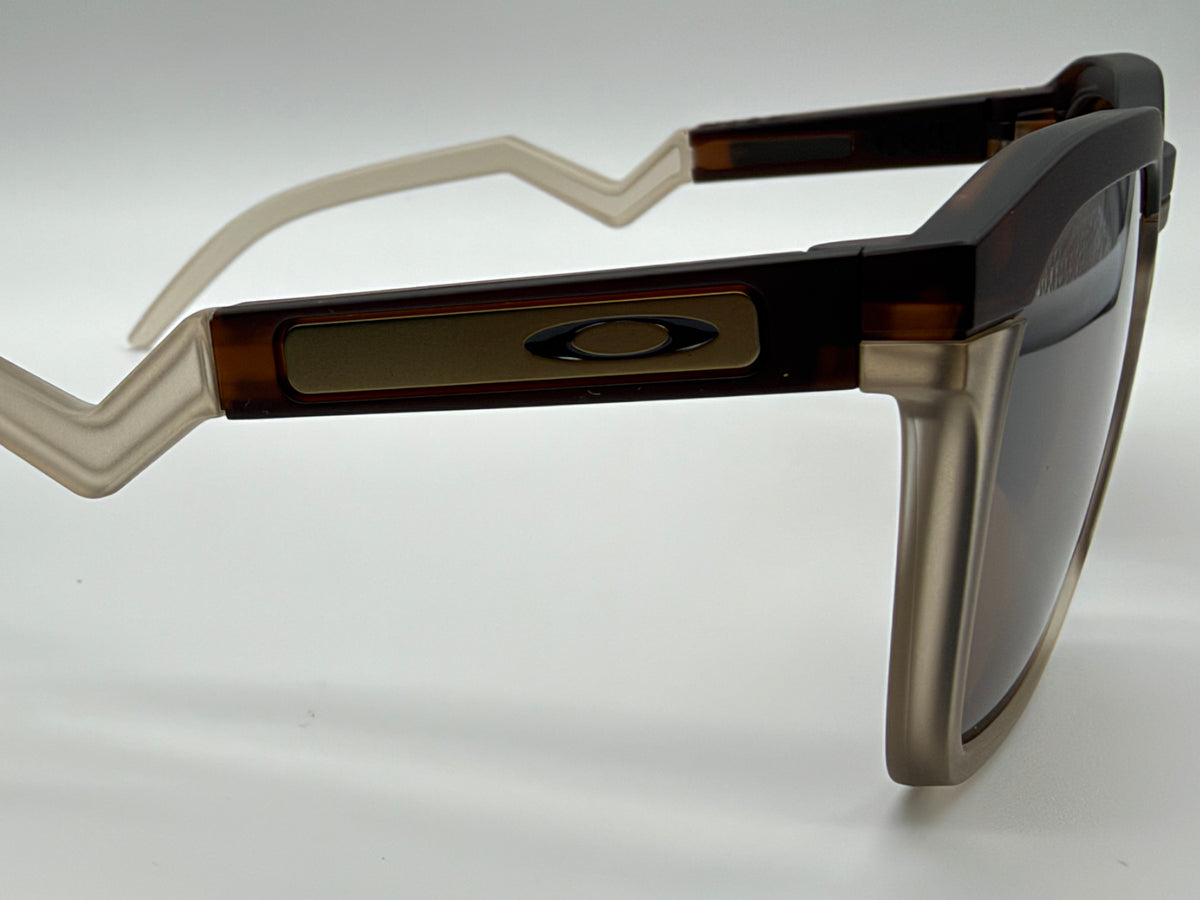 Oakley HSTN SQ 54mm OO 9533 0354 Matte Rootbeer / Prizm Tungsten Lens NEW