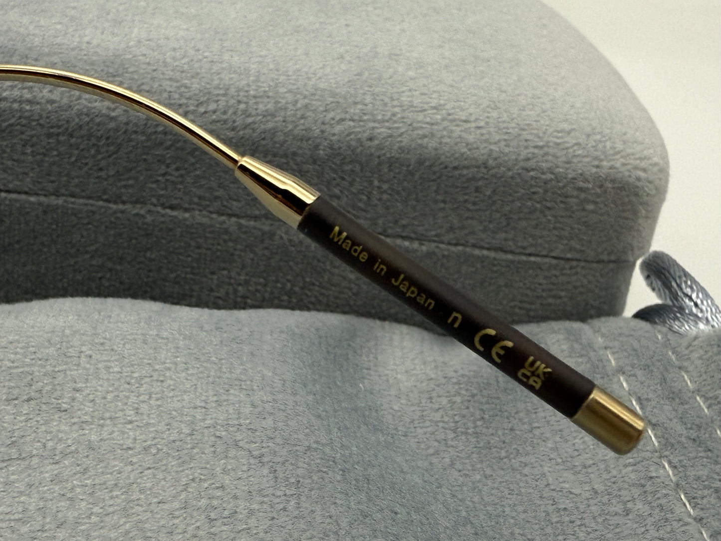 Oliver Peoples TK-8 48mm Titanium Gold / Buff - Demo Lens OV 1318 T 5327 Japan NEW