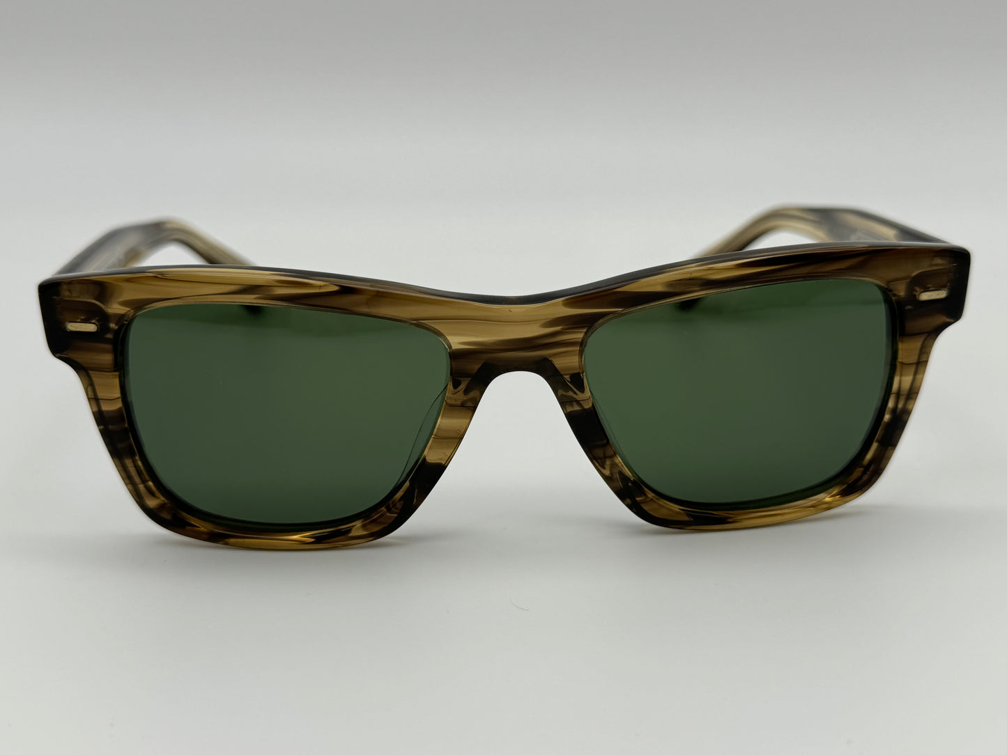 Oliver Peoples Oliver Sun Exclusive Brunello Cucinelli 51mm Olive Smoke G15 OV5393su 171952 New Display Missing Box