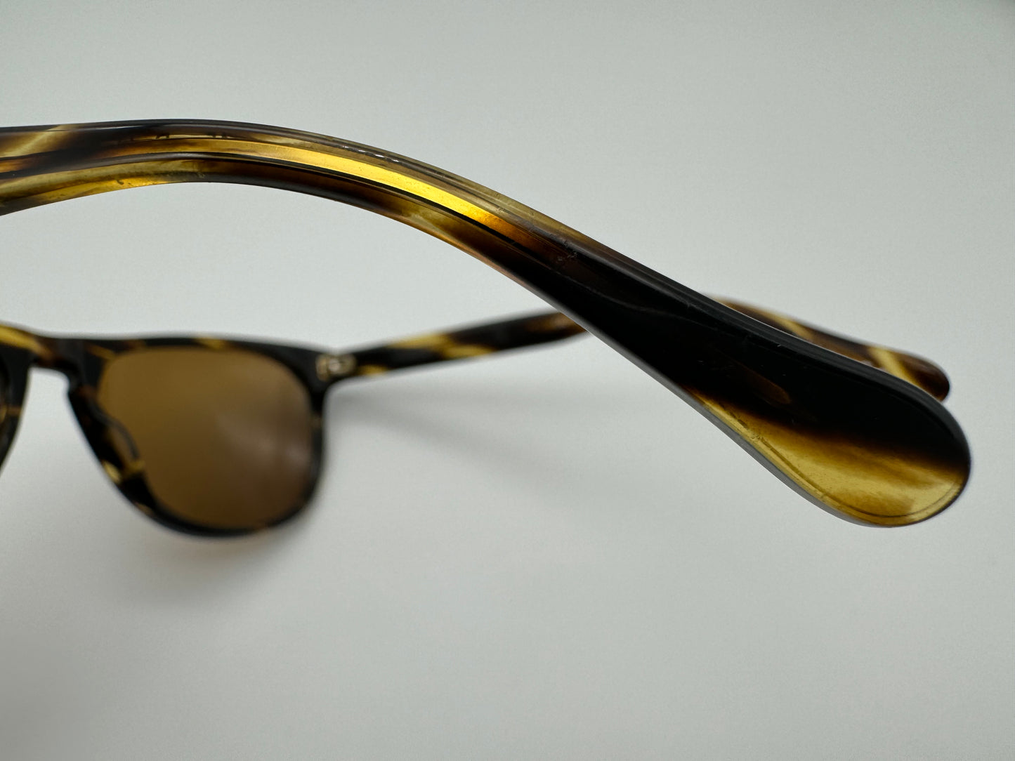 Oliver Peoples  Daddy B 58mm Cocobolo Brown Polarized Sunglasses OV5091S 4815 Japan Preowned