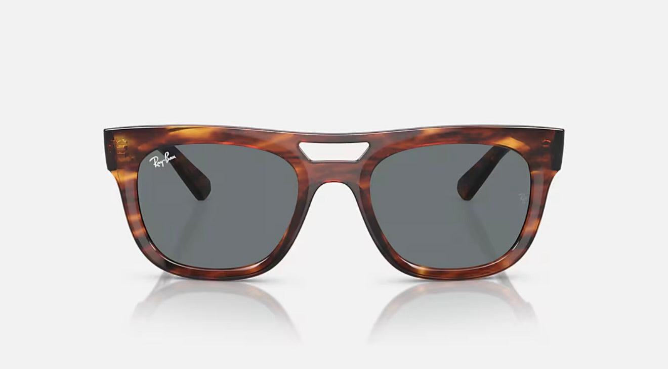 Ray-Ban Phil 54mm Bio Based RB 4426 Stripped Havana Dark Blue 13880 NEW