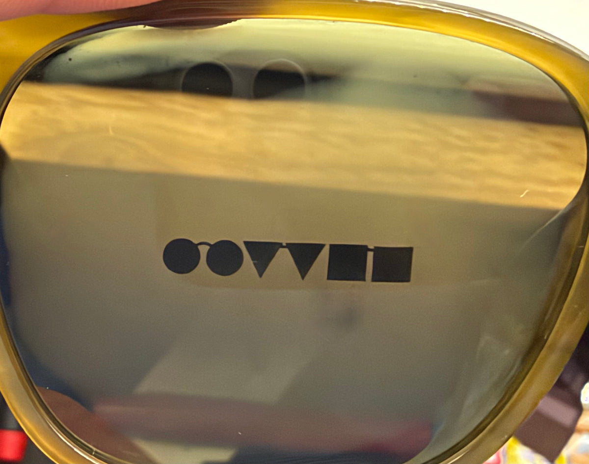 Oliver Peoples Laedin 52mm Olivewood Acetate / G-15 Crystal OV5614SU 182152 Preowned