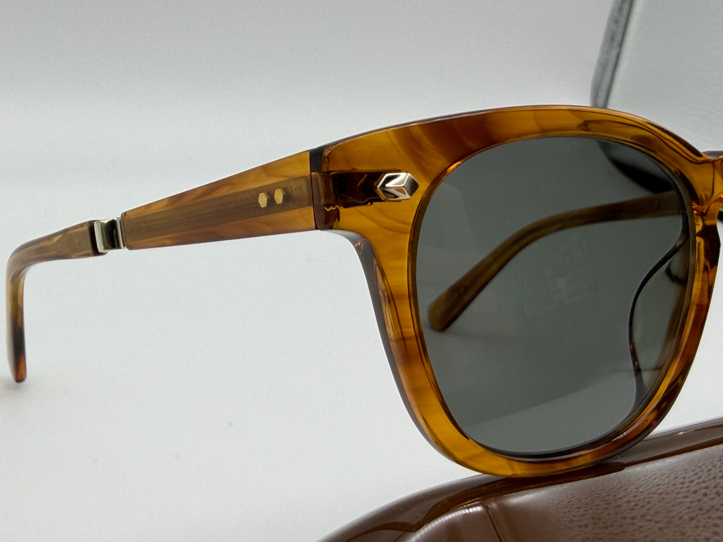 Mr. Leight HANALEI S 45mm Marbled Rye / White Gold / G-15 titanium Japan NEW