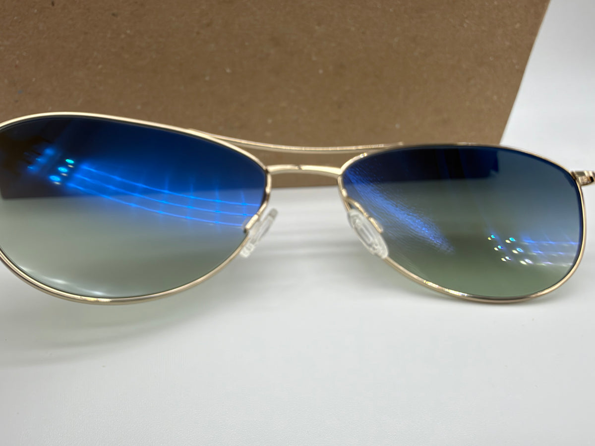 Oliver Peoples Aero II Gold / G 15 Gradient OV 1358S 5035 BH Italy NEW