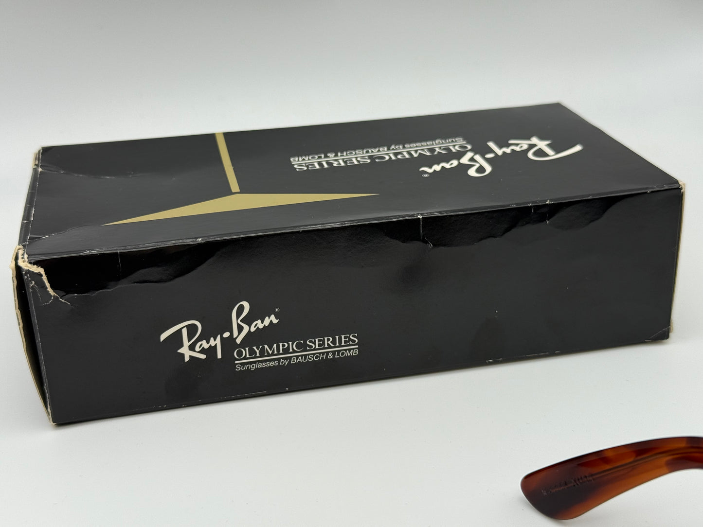 VINTAGE RAY-BAN WAYFARER 50mm USA B&L OLYMPIC SERIES TORTOISE / G-15 W2244 XUAR NOS