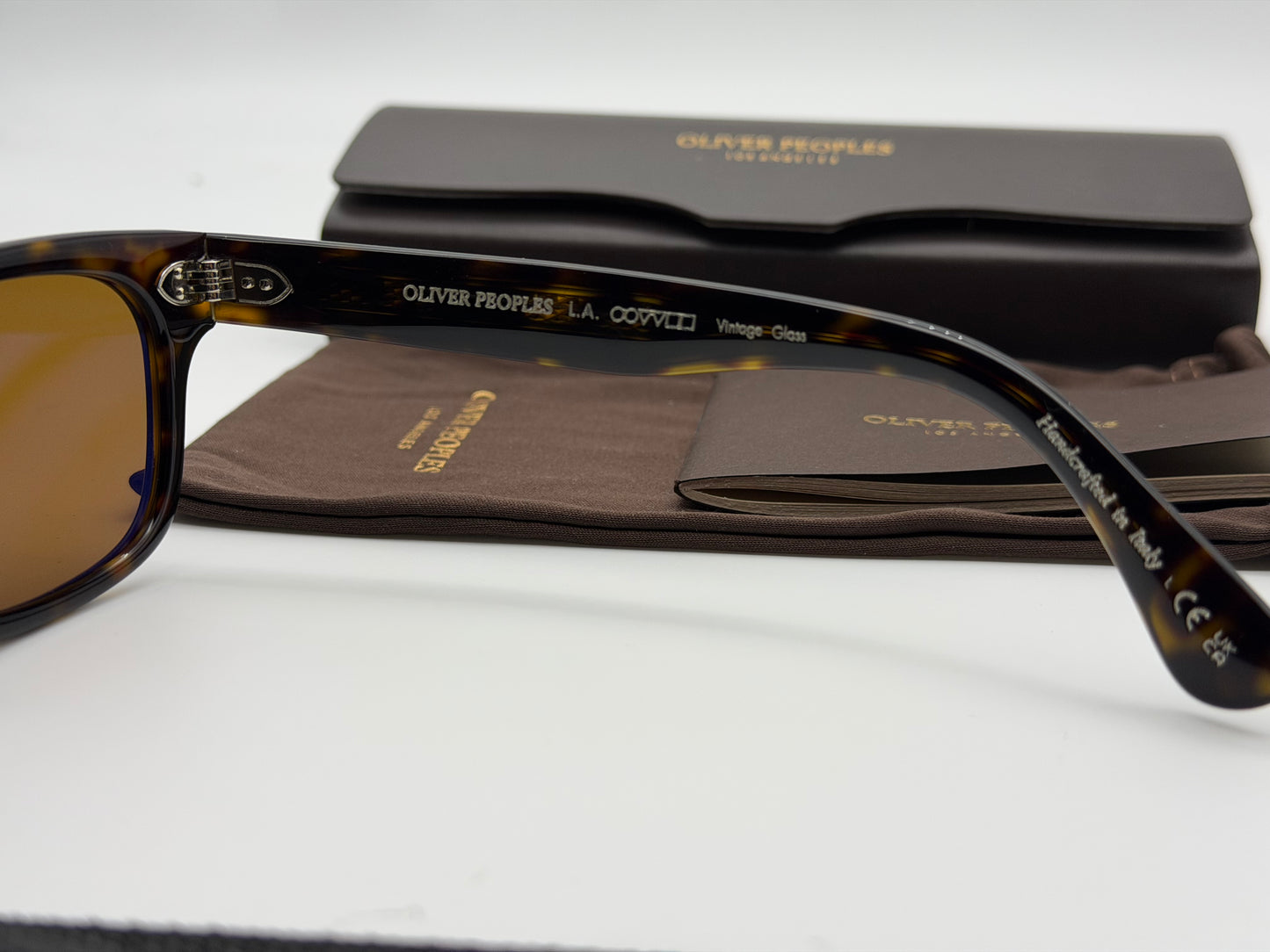 Oliver Peoples Rosson 53mm Sun True Brown Glass Lens / 362 OV 5540 SU Italy NEW