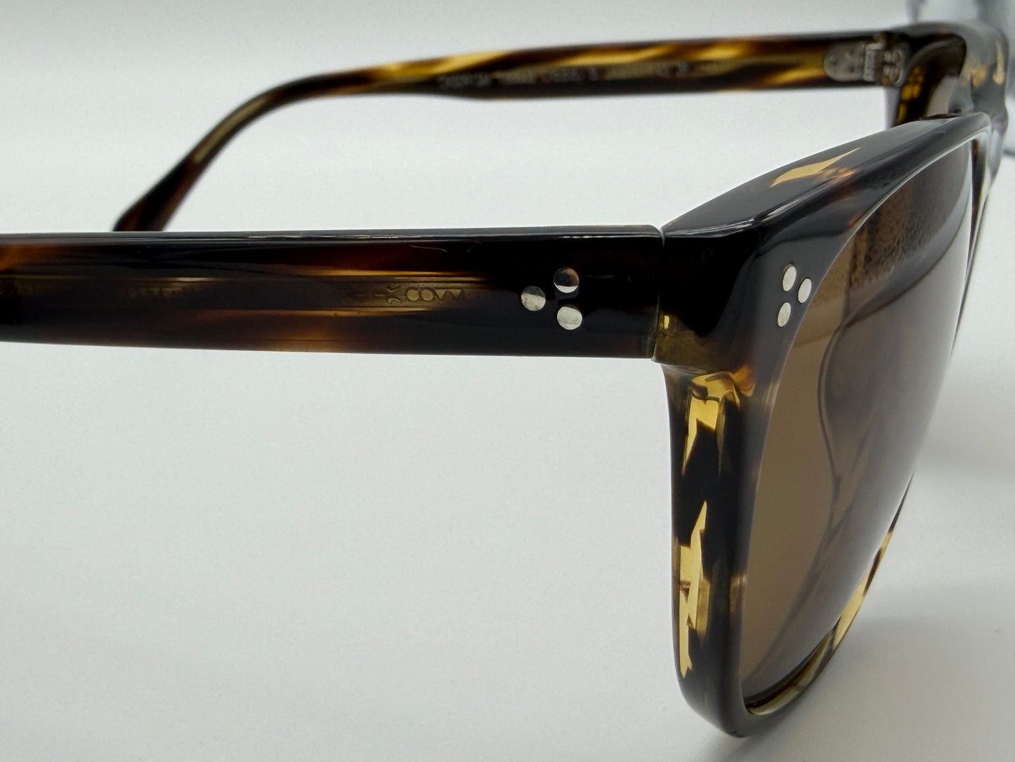 OLIVER PEOPLES Daddy B 58mm Cocobolo Brown Polarized Sunglasses OV5091S Preowned