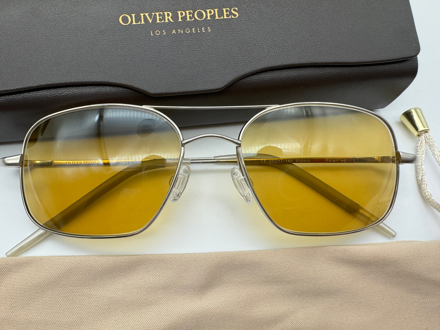 Eyeglasses Oliver Peoples Victory Polarized Aviator Sunglasses