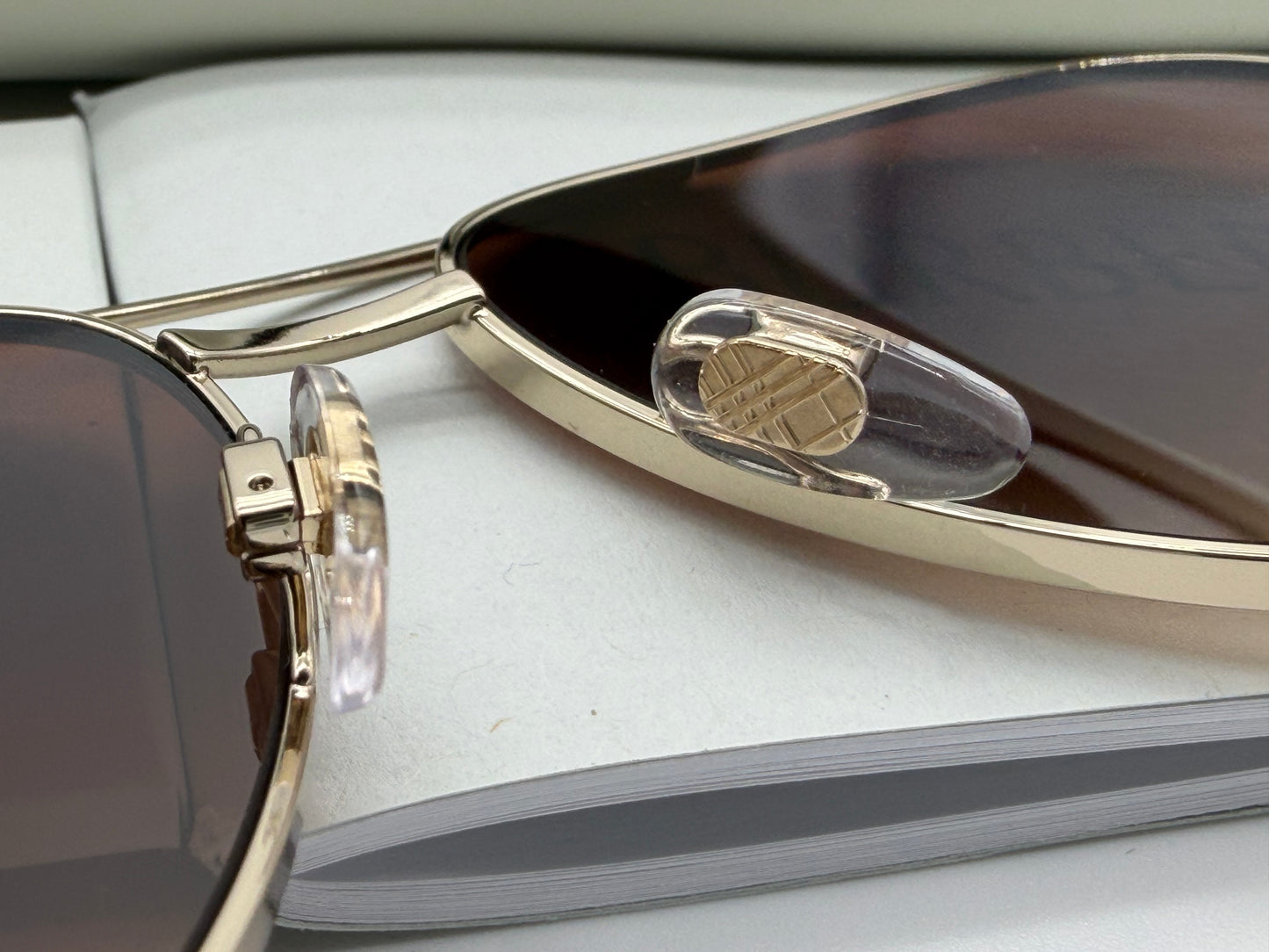 Burberry BE 3167 59mm Light Gold / Brown Gradient 110913 Italy NEW