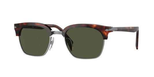 Persol PO 3199 53mm Havana / Green 24 / 31 Italy Preowned