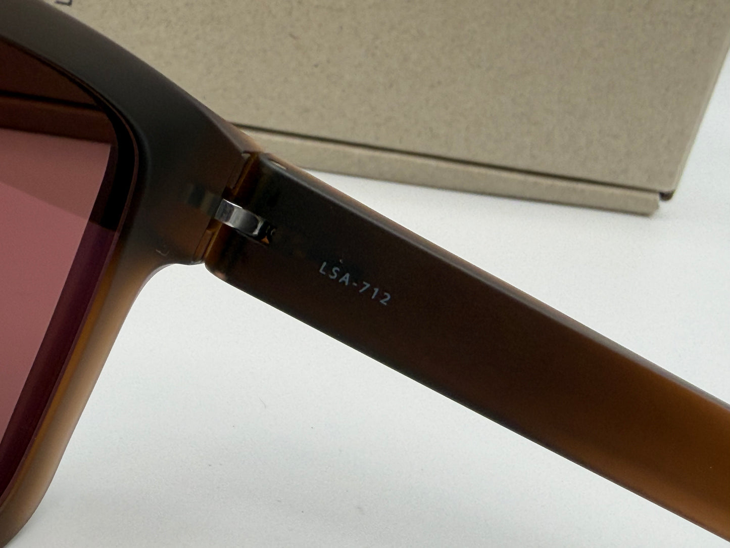 Dita Lancier 54mm LSA - 712 Gold Sand / Copperhead Brown  Land Lens - Brown Polarized Japan NEW