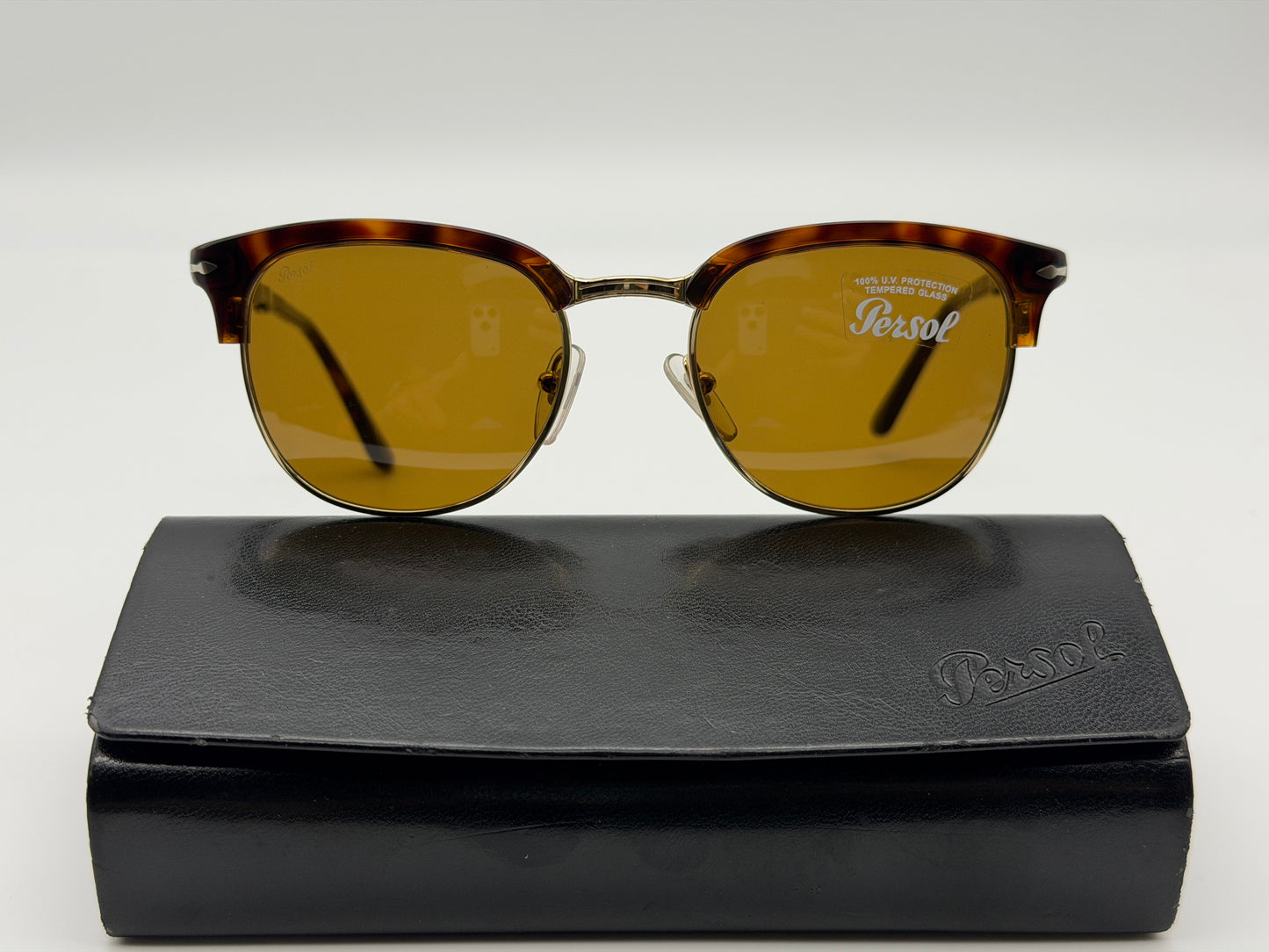 Persol PO 3132S 51mm Folding 24/33 Havana/Brown Glass Lens Italy Open Box