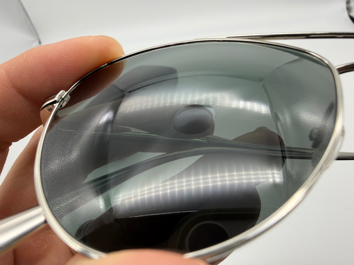 Oliver Peoples Brunello Cucinelli Disoriano 58mm  Silver / Midnight Express Polarized OV 1301S 5036P2 Polarized Italy Preowned