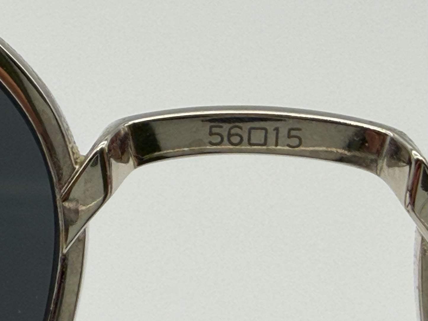 Oliver Peoples RIKSON 56mm OV 1266ST Silver Gray Titanium 503687 Japan Preowned