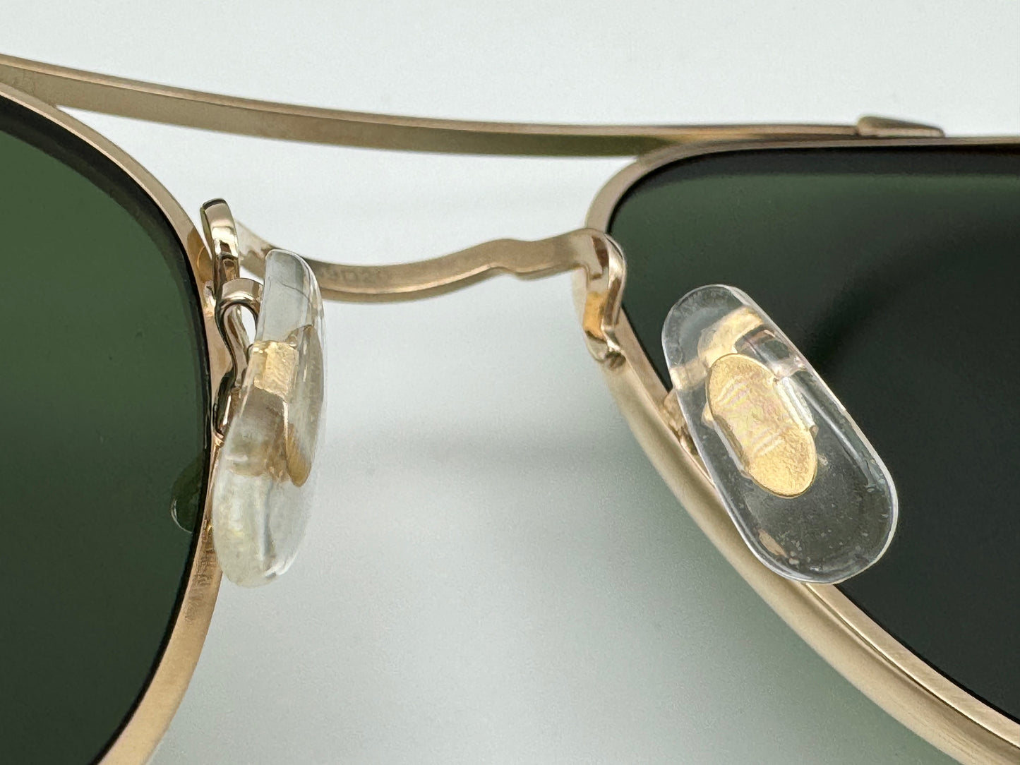 Oliver Peoples MANDEVILLE 49mm OV 1294 ST 531171 Brushed Gold Titanium Sunglasses Open Box