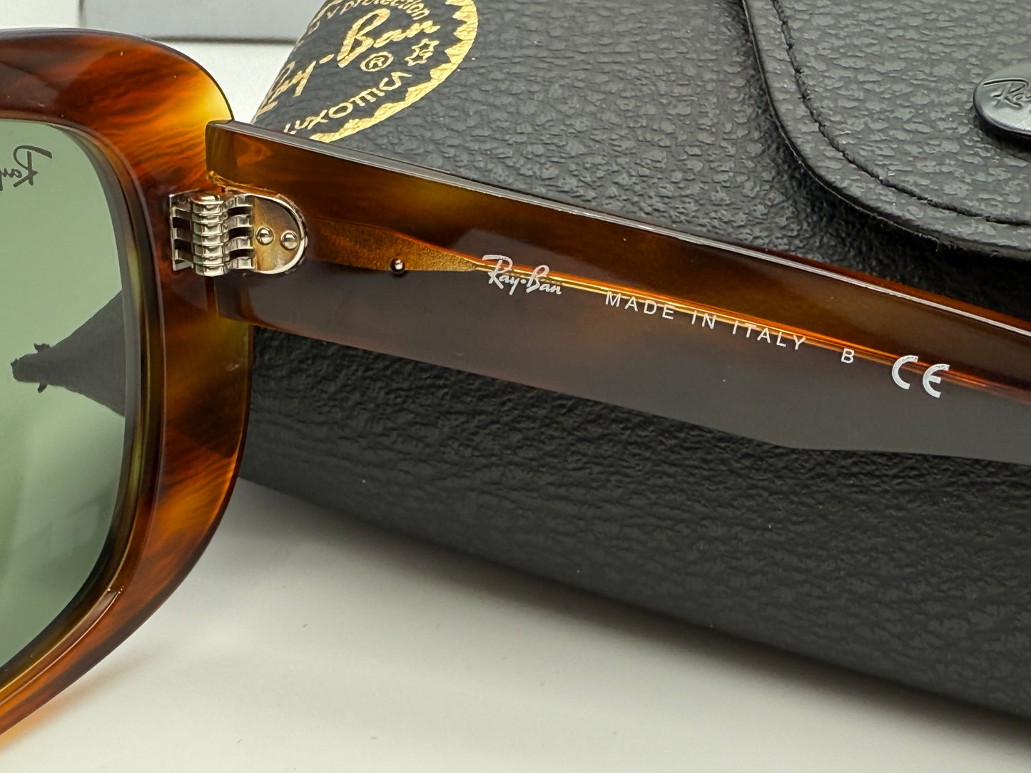 Ray-Ban BLAIR 61mm Stripped Havana 954 / 31 G -15 NEW