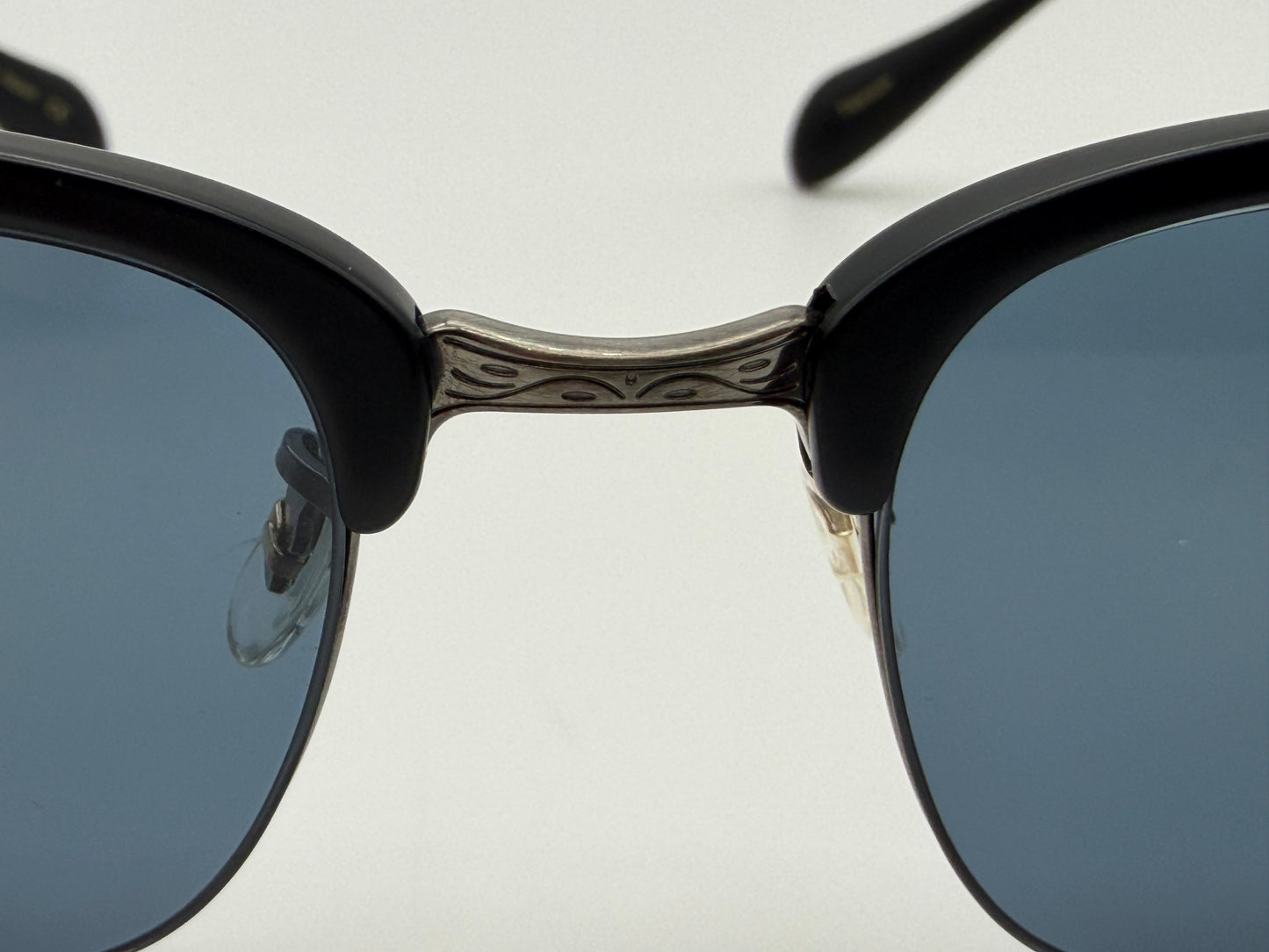 Oliver Peoples Executive I 48mm OV 1172 ST 1465 / Matt Black / Blue Titanium Limited Edition Japan Preowned