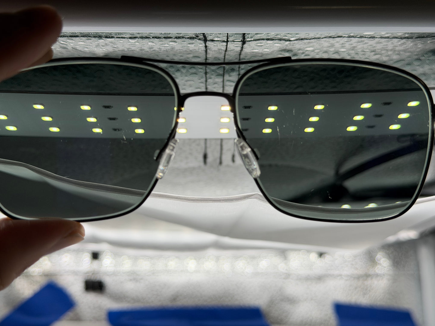 Oliver Peoples Linford 56mm Midnight Express Polarized / Antique Gold OV 1097 5095 / N5 Preowned