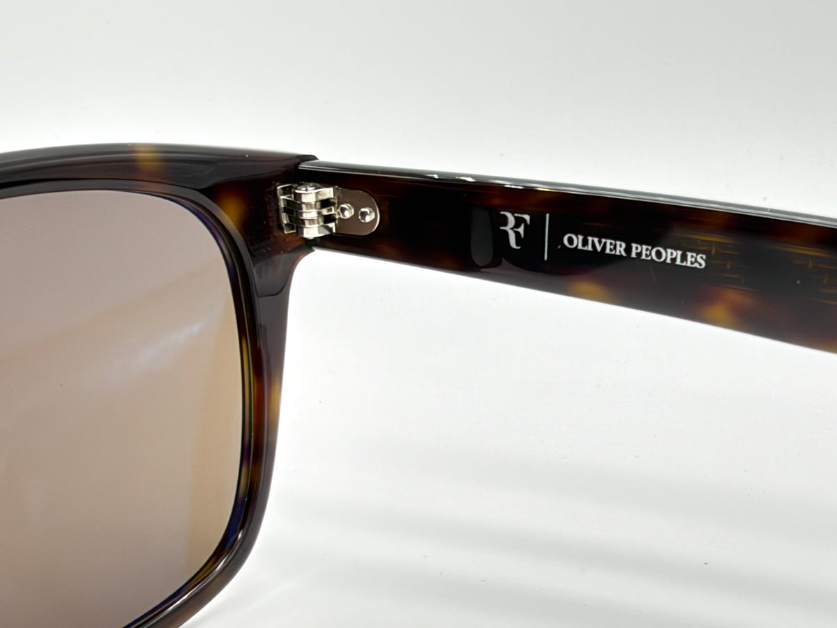 Oliver Peoples R-3 54mm Roger Federer 362 Tortoise / Sierra OV 5555SU 100953 Italy NEW
