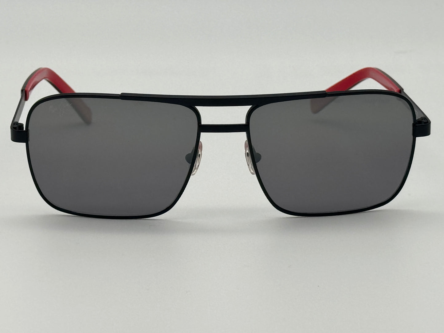 Maui Jim Compass Manchester United Matte Black Polarized Sunglasses DSB714-38UTD