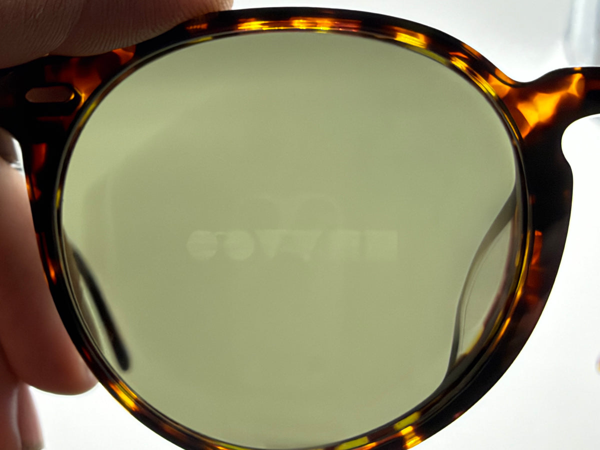 Oliver Peoples N.02 48mm Atago Tortoise / G-15 Crystal Only Collection Japan Missing Box