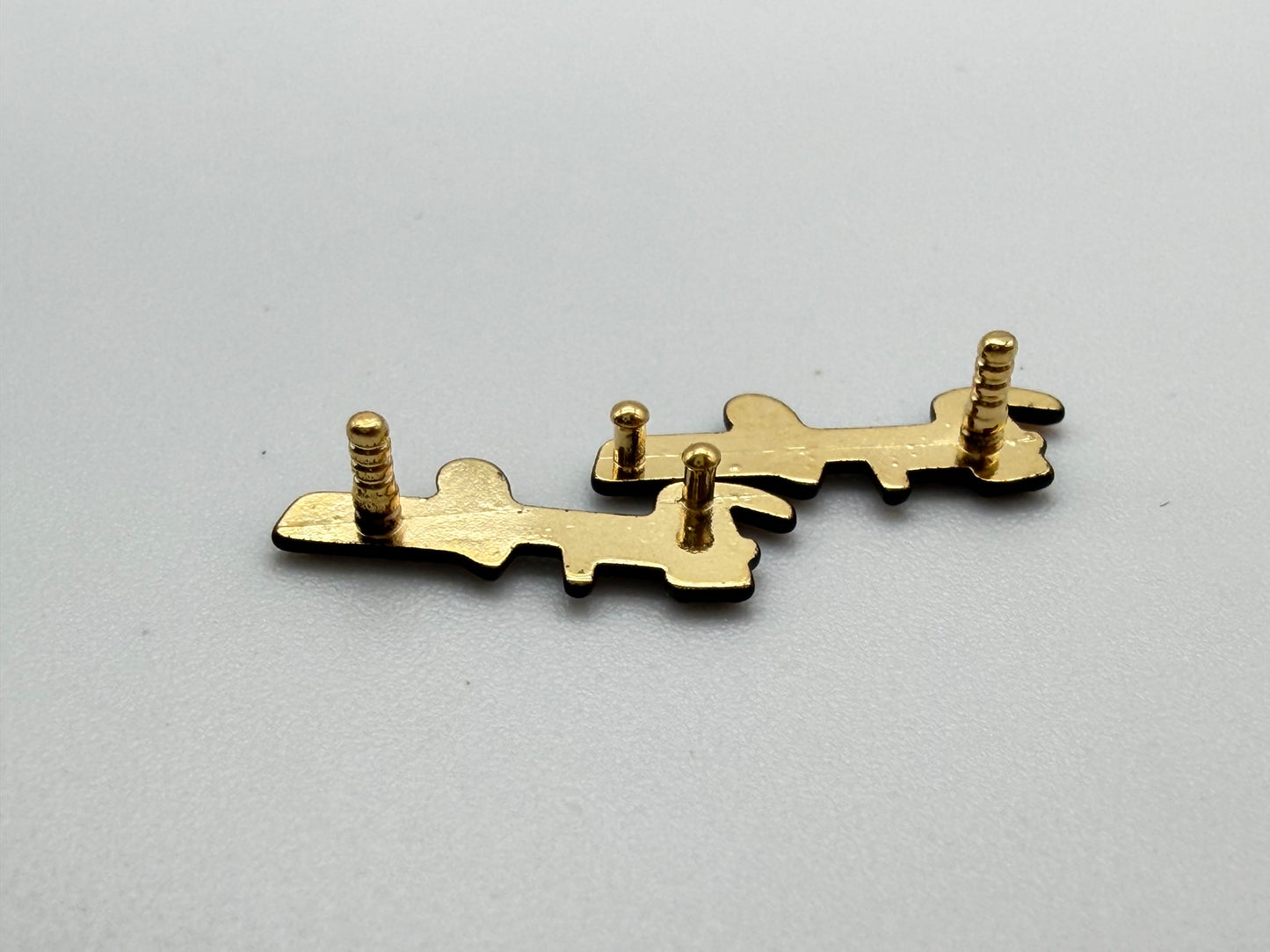 Ray-Ban RB4175 Clubmaster Oversized Replacement Gold  Written Decoration Icon Logo OEM