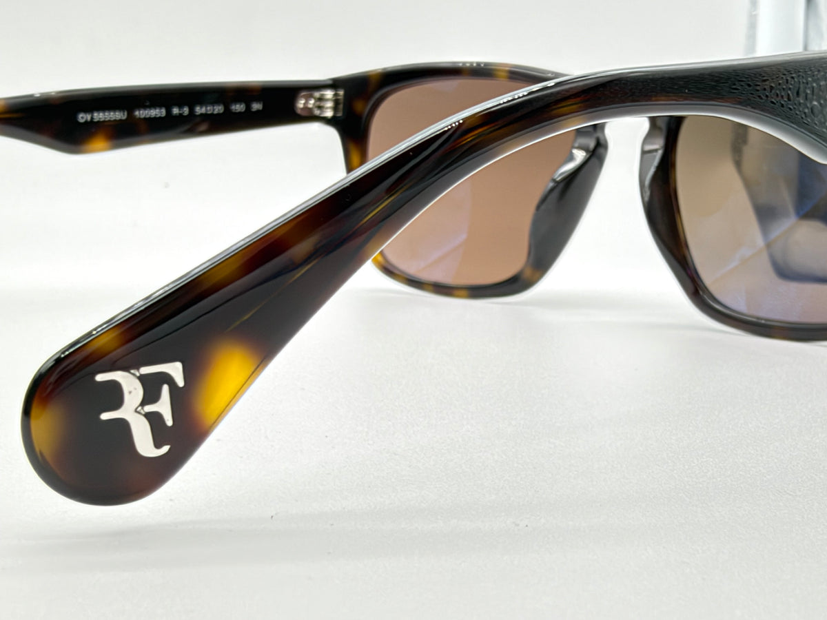Oliver Peoples R-3 54mm Roger Federer 362 Tortoise / Sierra OV 5555SU 100953 Italy NEW