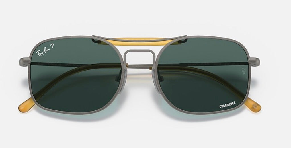 Ray-Ban Titanium RB 8062 Matte Gray / Light Blue Classic Chromance Polarized 92083R Japan NEW