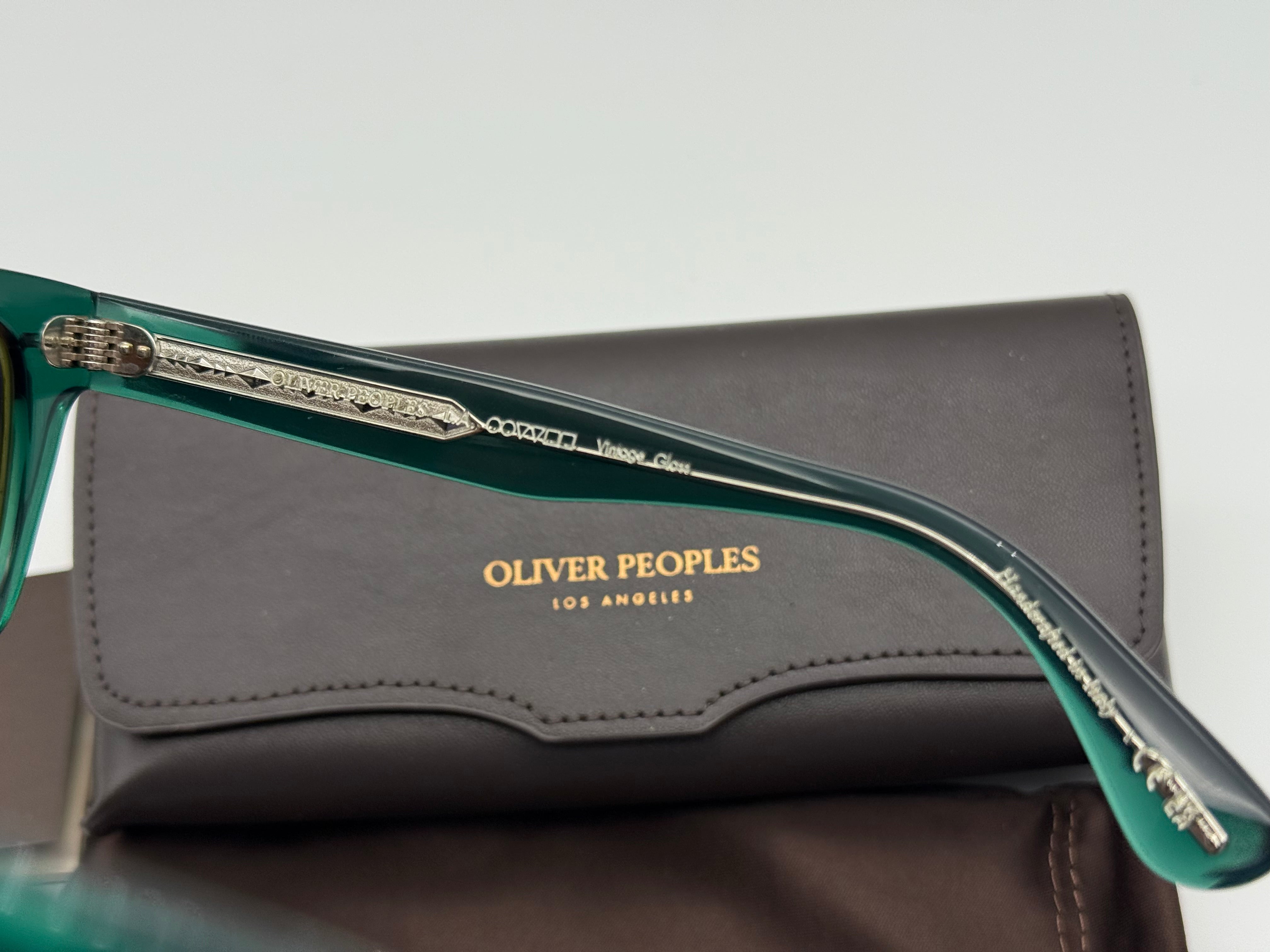Oliver Peoples Oliver 51mm Translucent Dark teal / Cognac OV 5393