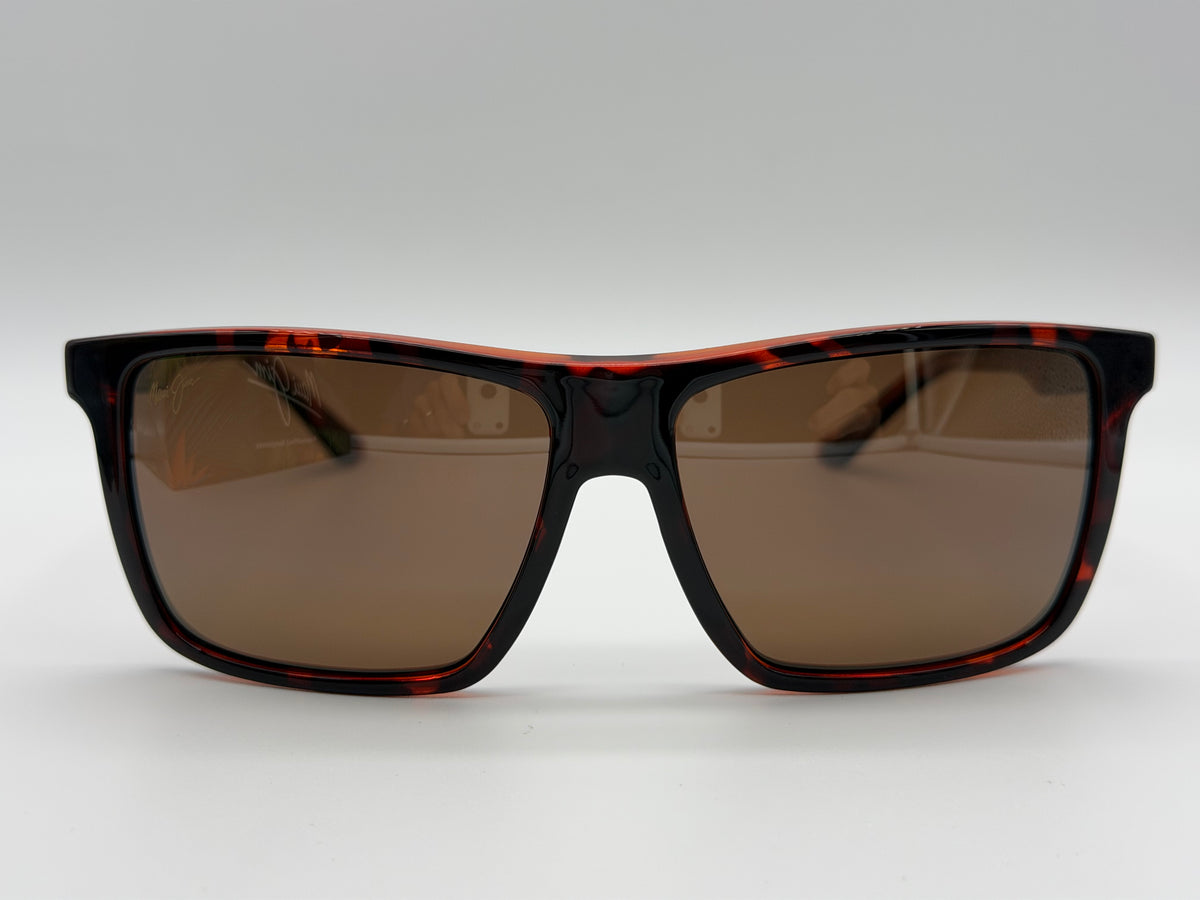 Maui Jim Mamalu Bay 60mm Cherry Tortoise / HCL Bronze Polarized Super Thin Glass MJ0610S-003 Italy NEW