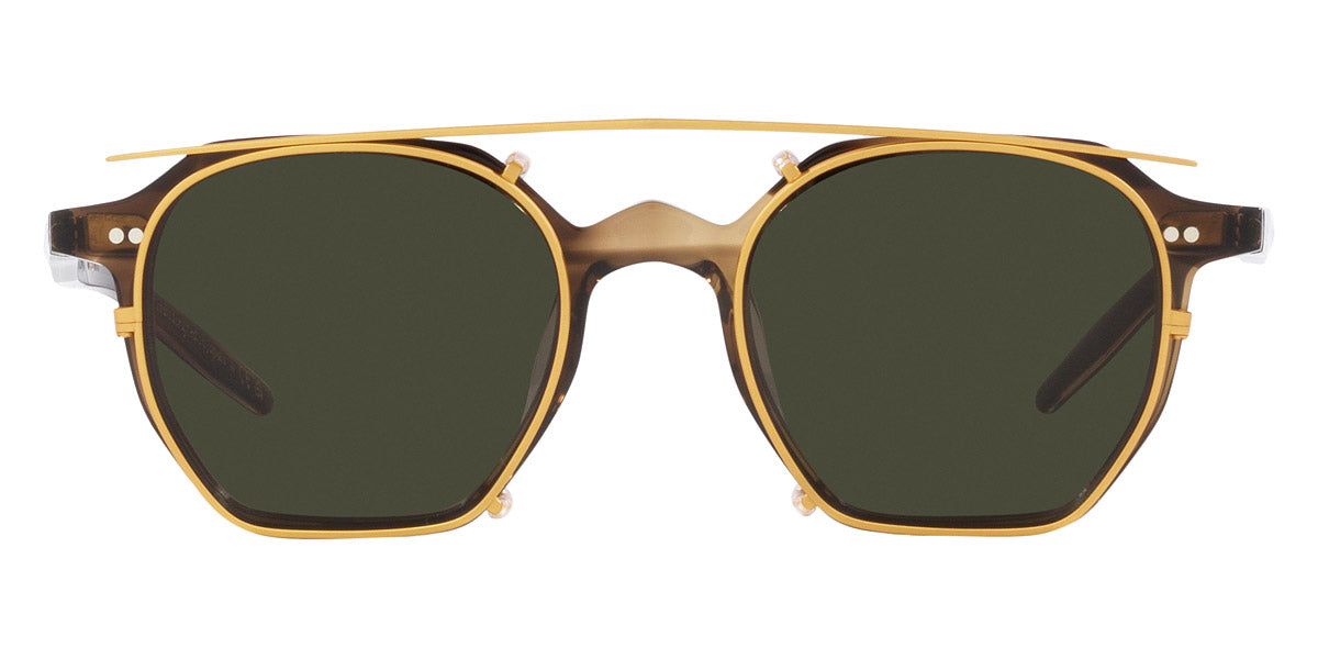 Oliver Peoples G. Ponti 5 47mm G.P Tortoise with G-15 / Gold  Clip Brown Antique Gold clip OV 5489 1713 Itlay NEW