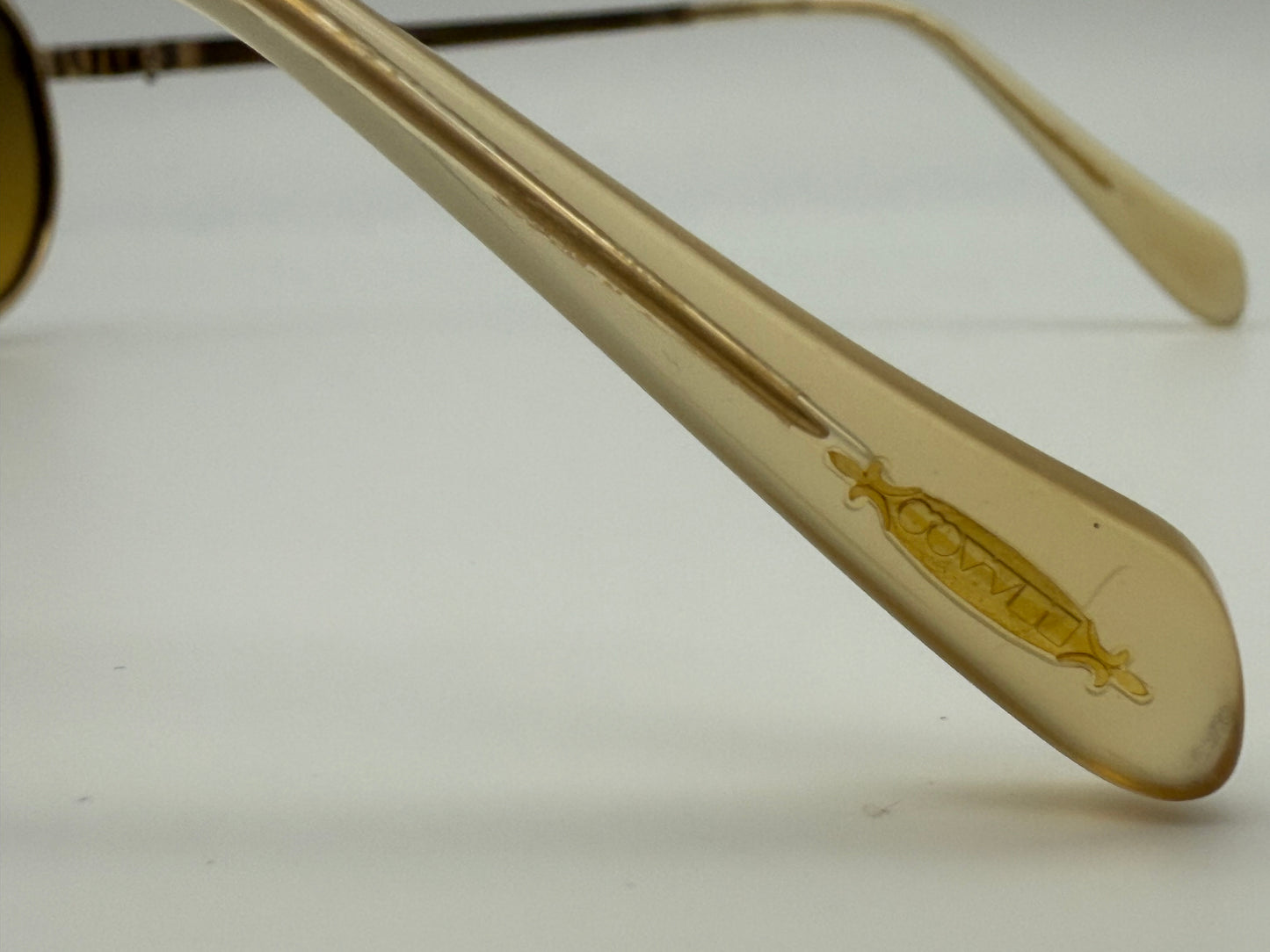 Oliver Peoples Copter 62mm OV 1120 ST 510394 Brushed Gold / Goldtone Gradient Titanium Japan Preowned