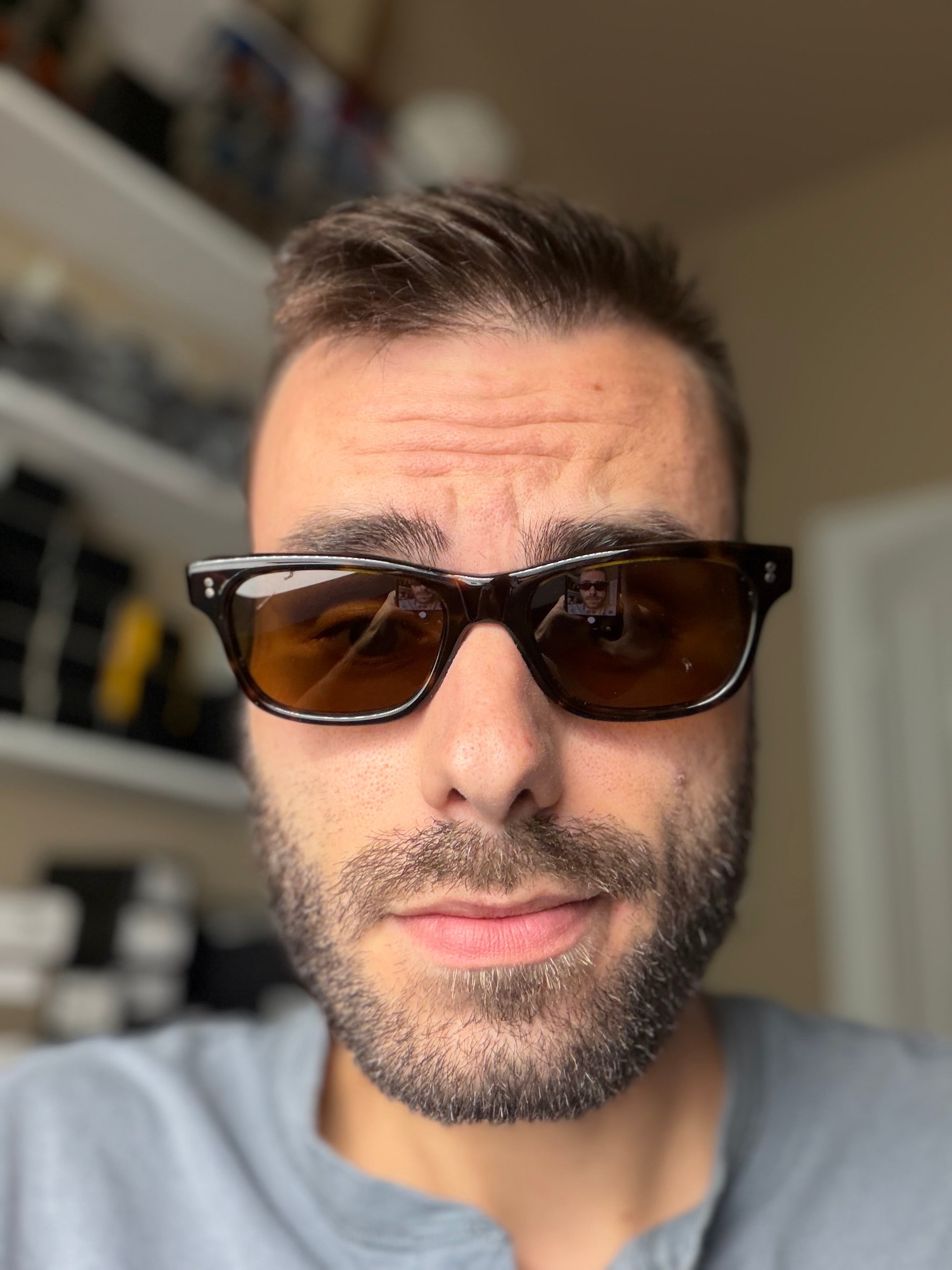 Oliver Peoples Rosson 53mm Sun True Brown Glass Lens / 362 OV 5540