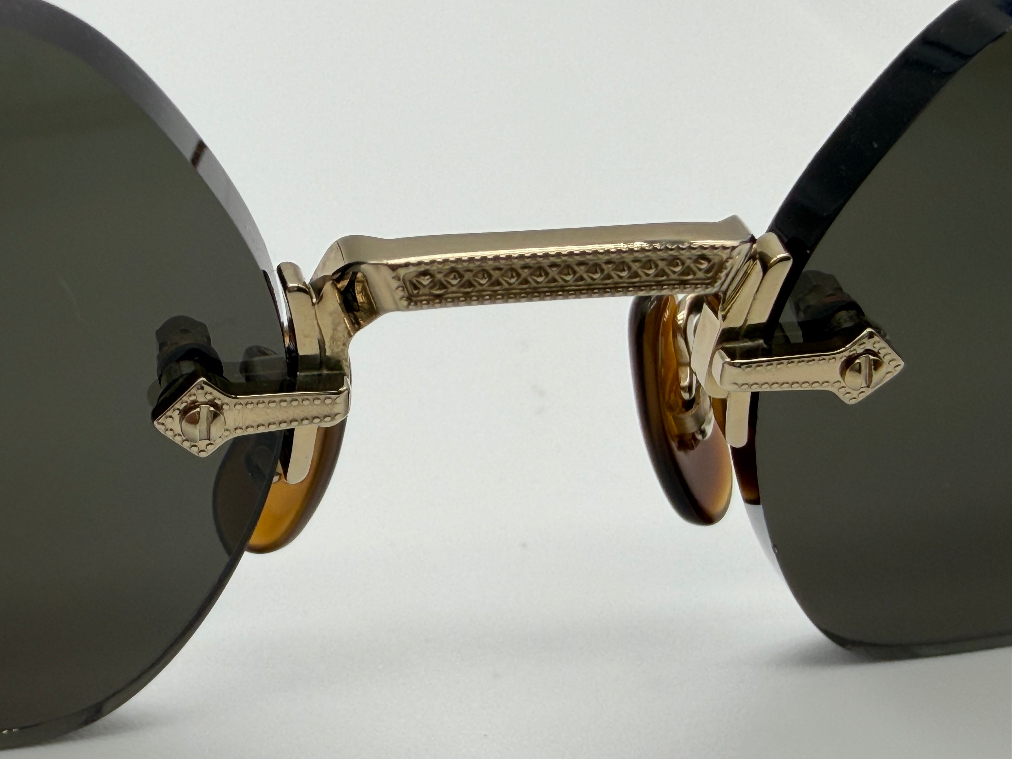Oliver Peoples TK-13 Sun 52mm Gold Titanium / Brown OV1353 ST