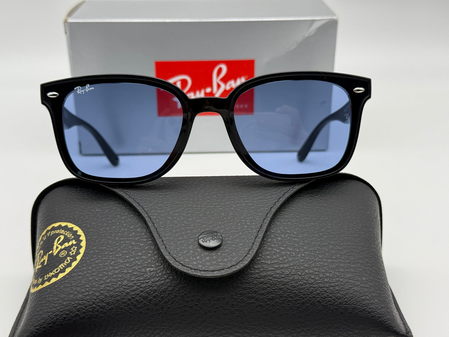 Ray-Ban RB 4461 D 64mm 601 / 80 Black / Blue NEW