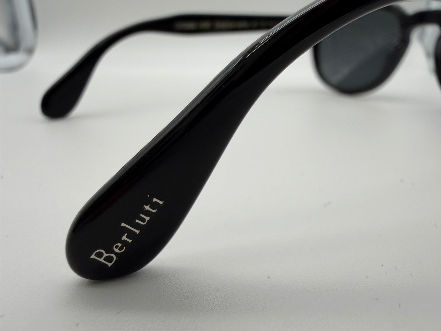 Oliver Peoples BERLUTI Sheldrake Leather 49mm OV5036Q Black Brown 160387 Italy Preowned