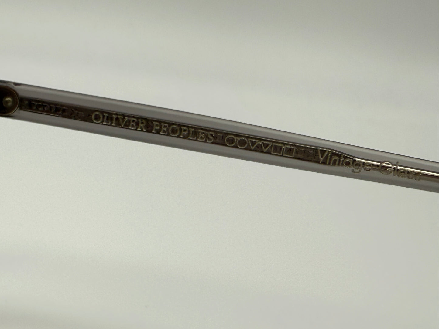 Oliver Peoples Kettner 52mm OV 5339 S Gray / Gray Goldtone Glass Lens 113239 Preowned