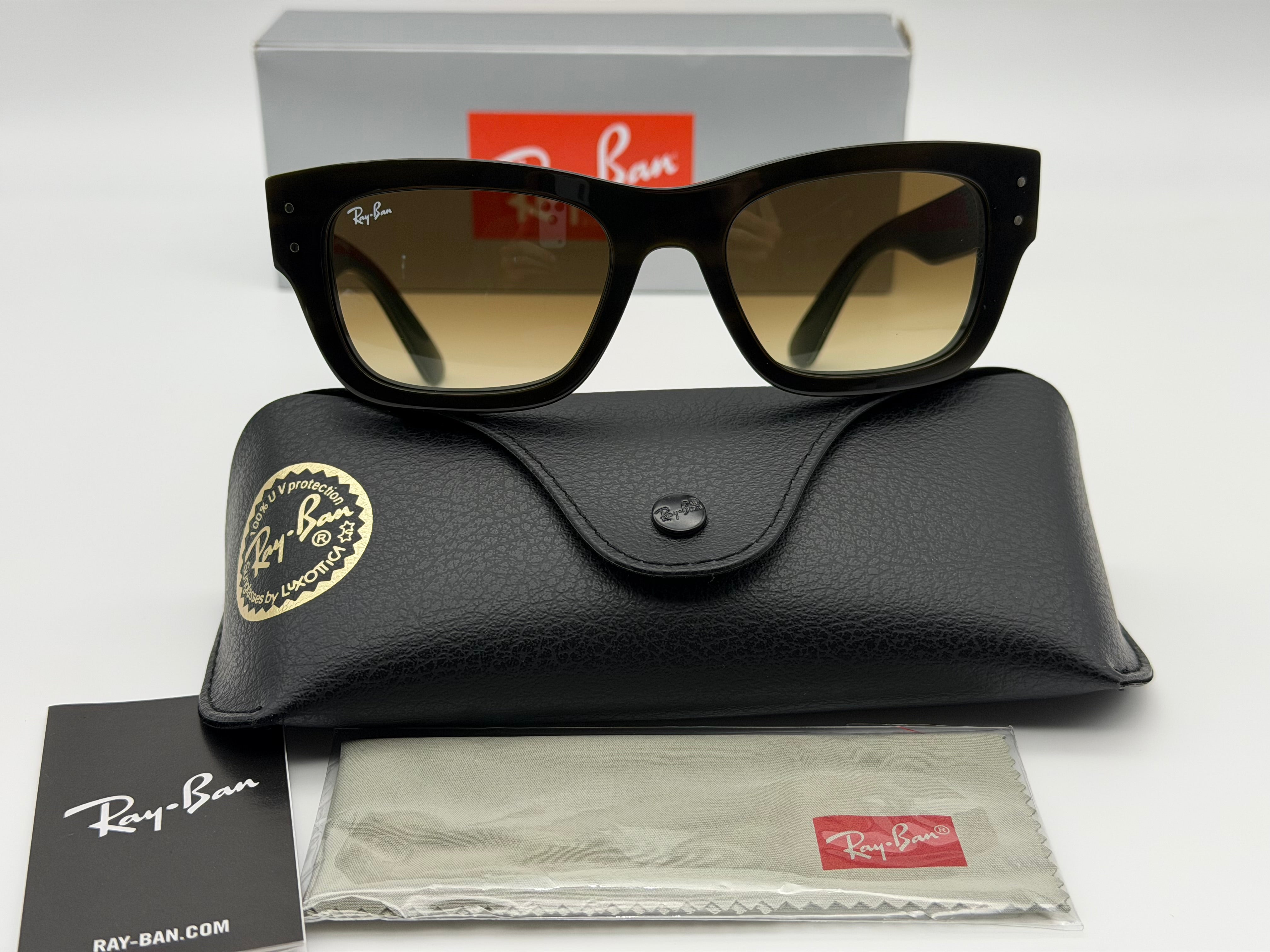 Ray-Ban サングラス Ray-Ban Joseph 55mm RB 7683 s Stripped Brown / Brown Gradient