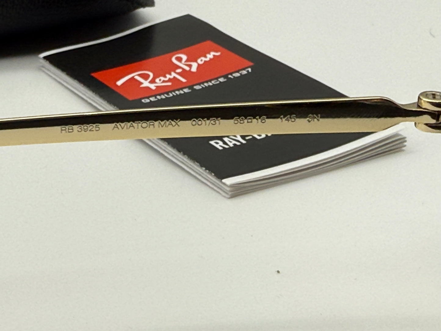 Ray-Ban Aviator Max 58mm Gold / G 15 001 / 31 Italy NEW