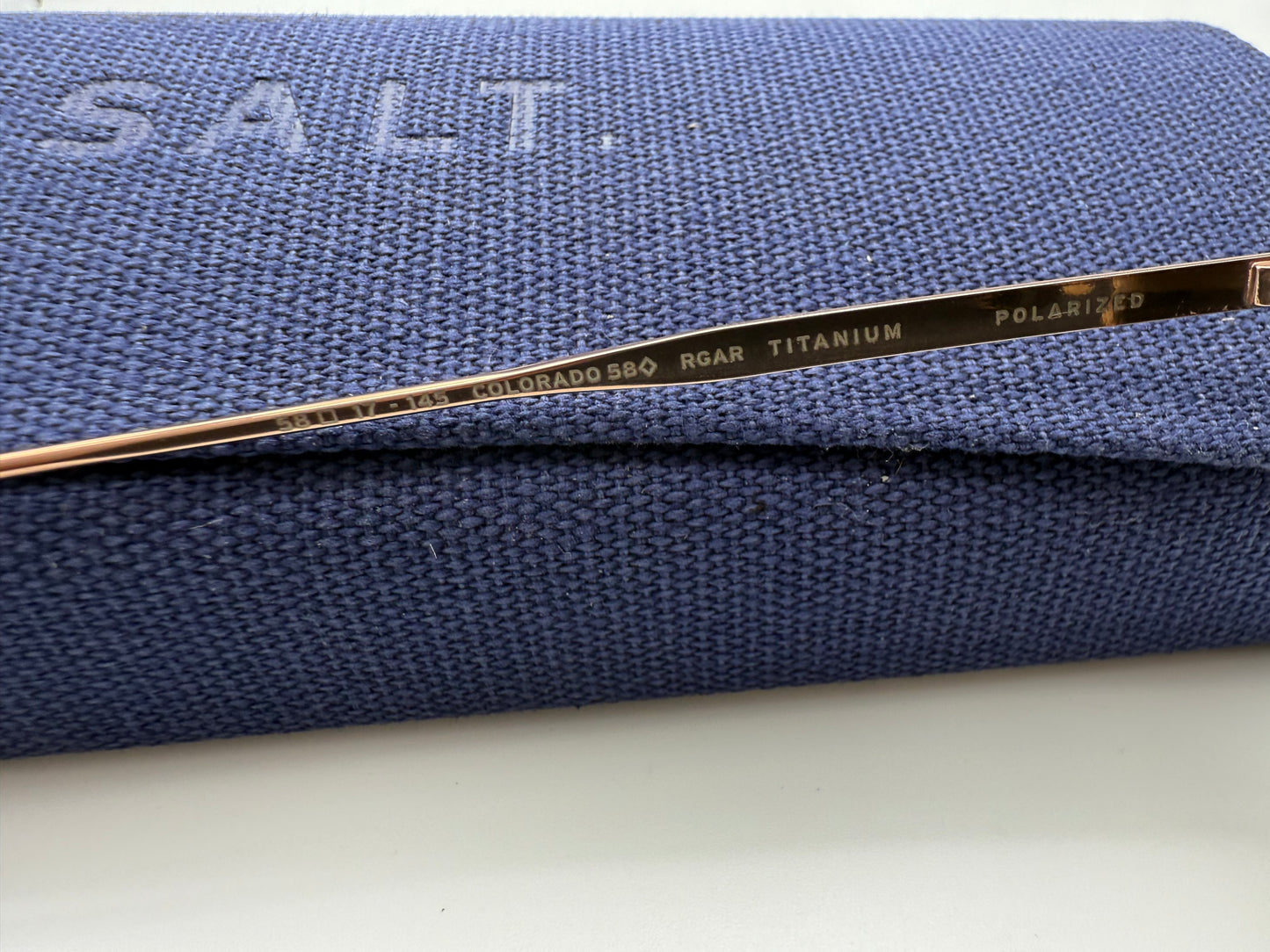 Salt Optics COLORADO 58mm Rose Gold / Antique Rose | Polarized CR39 Lovers Soul Lens Japan NEW