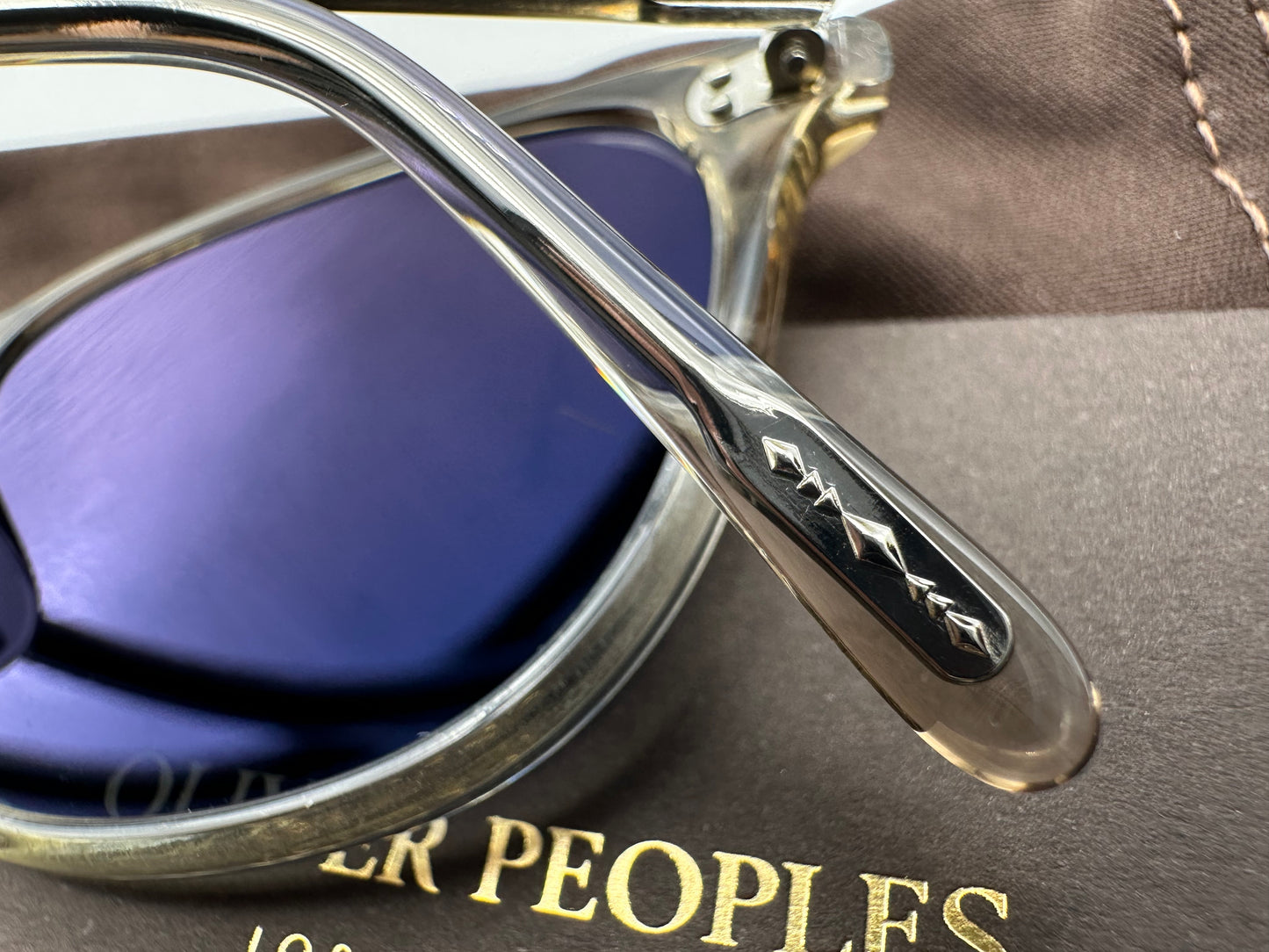 Oliver Peoples 49mm FINLEY VINTAGE SUN OV 5397SU Military VSB Blue 1647/R5 Sunglasses