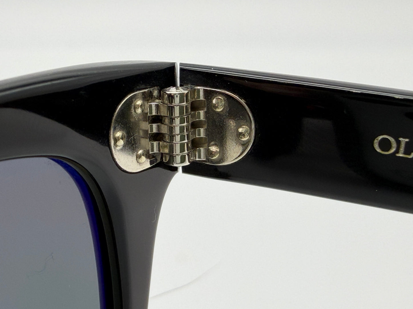 Oliver Peoples Jack Huston 52mm Black / Midnight Express Polarized VFX Glass Lenses OV 5302 1005P1 Italy Preowned