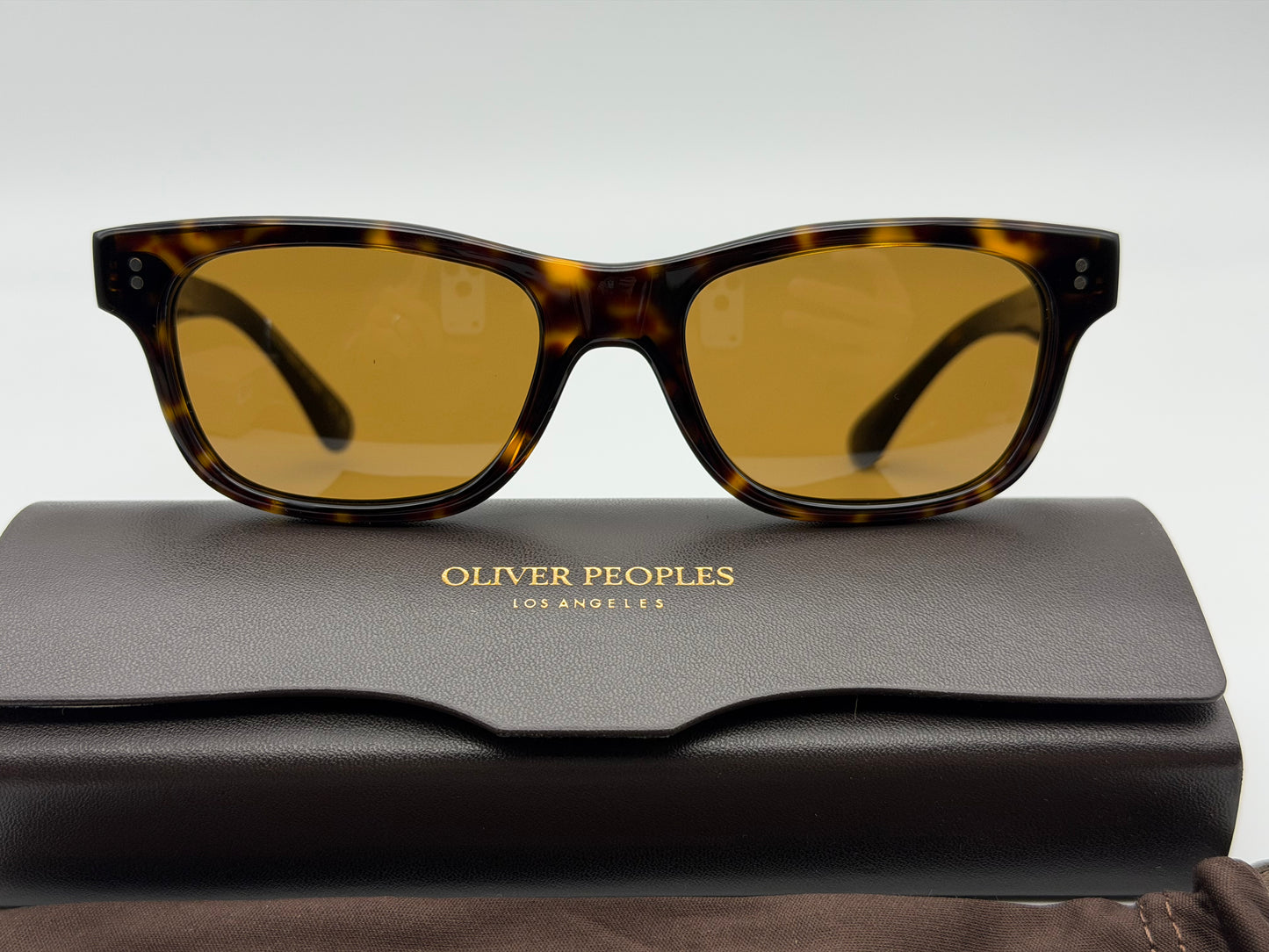 Oliver Peoples Rosson 53mm Sun True Brown Glass Lens / 362 OV 5540 SU Italy NEW