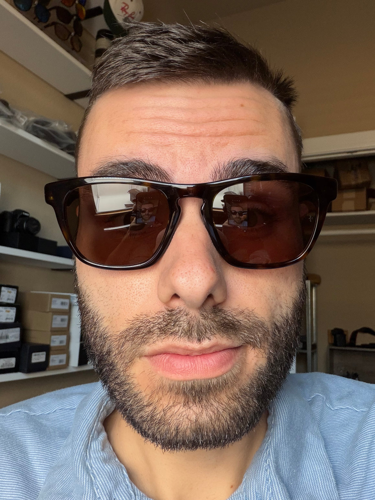 Oliver Peoples R-3 54mm Roger Federer 362 Tortoise / Sierra OV 5555SU 100953 Italy NEW