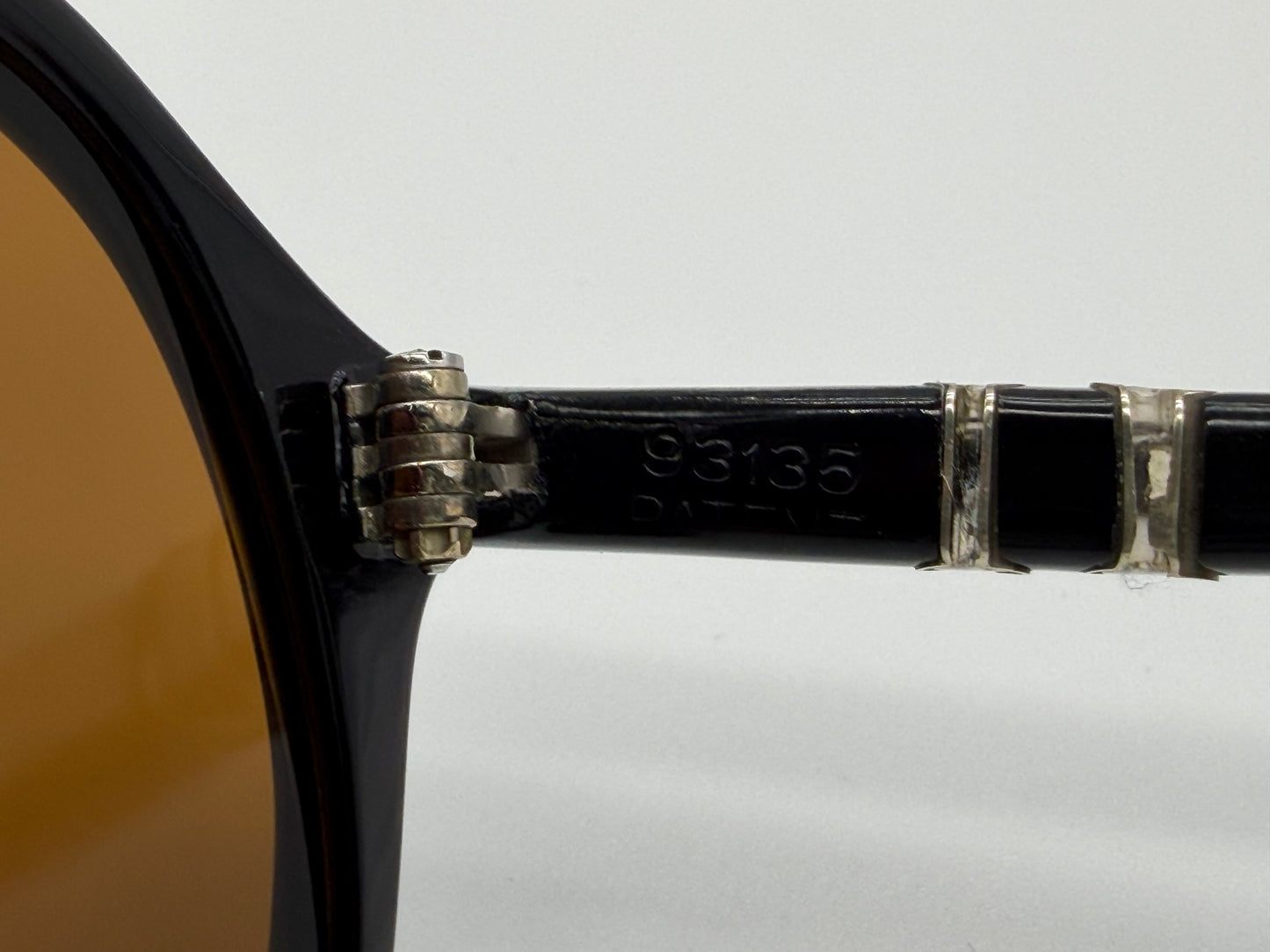 Persol RATTI Vintage 56mm Aviator Black / Brown 93135